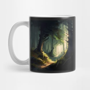 The Sunlit Forest Mug